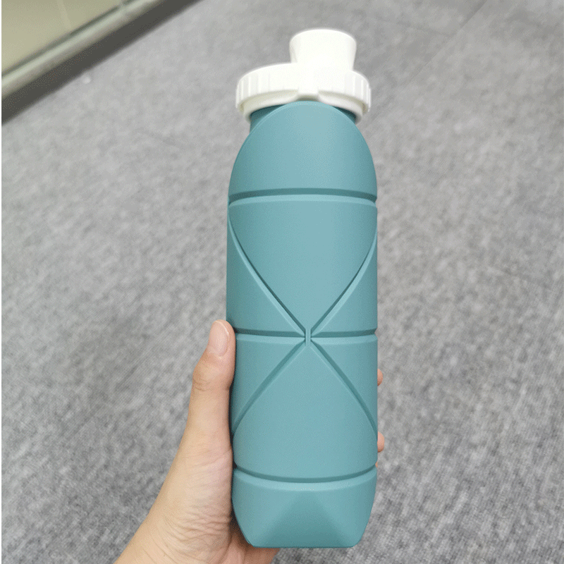 Tazze pieghevoli in silicone portatili regolabili 6 colori
