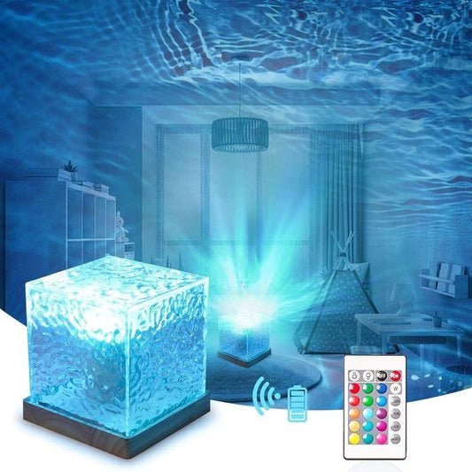 Luce di proiezione romantica rotante con ondulazione dell'acqua